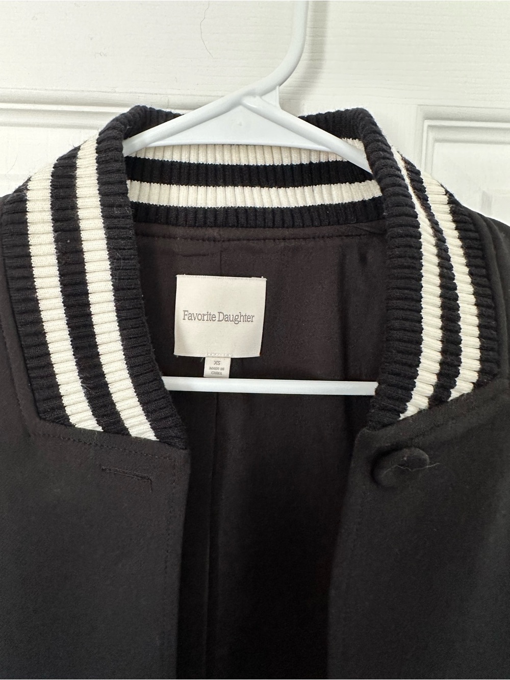 Favorite Daughter Black Varsity Blazer - worn just once - Picture 6 of 9